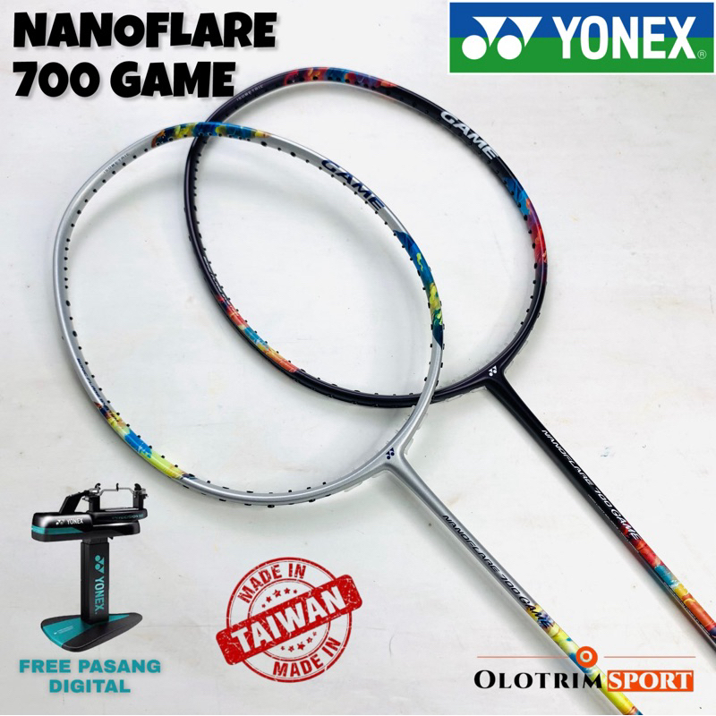 Original YONEX NANOFLARE 700 GAME Nano Flare Badminton Racket | Shopee ...
