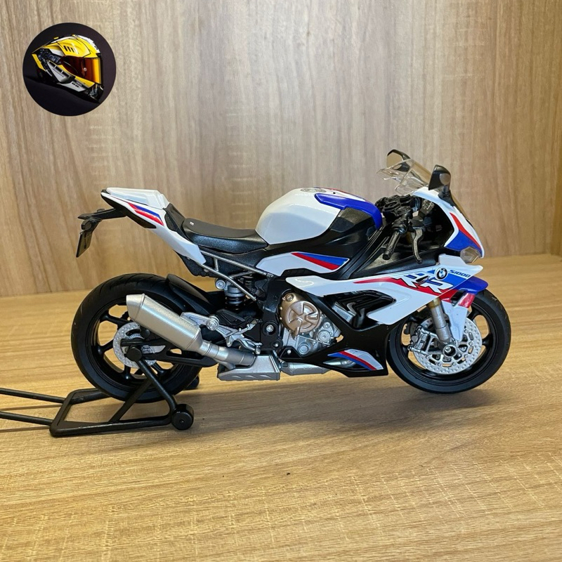Diecast miniature of bmw s1000rr welly motorbike, 1/12 scale | Shopee ...