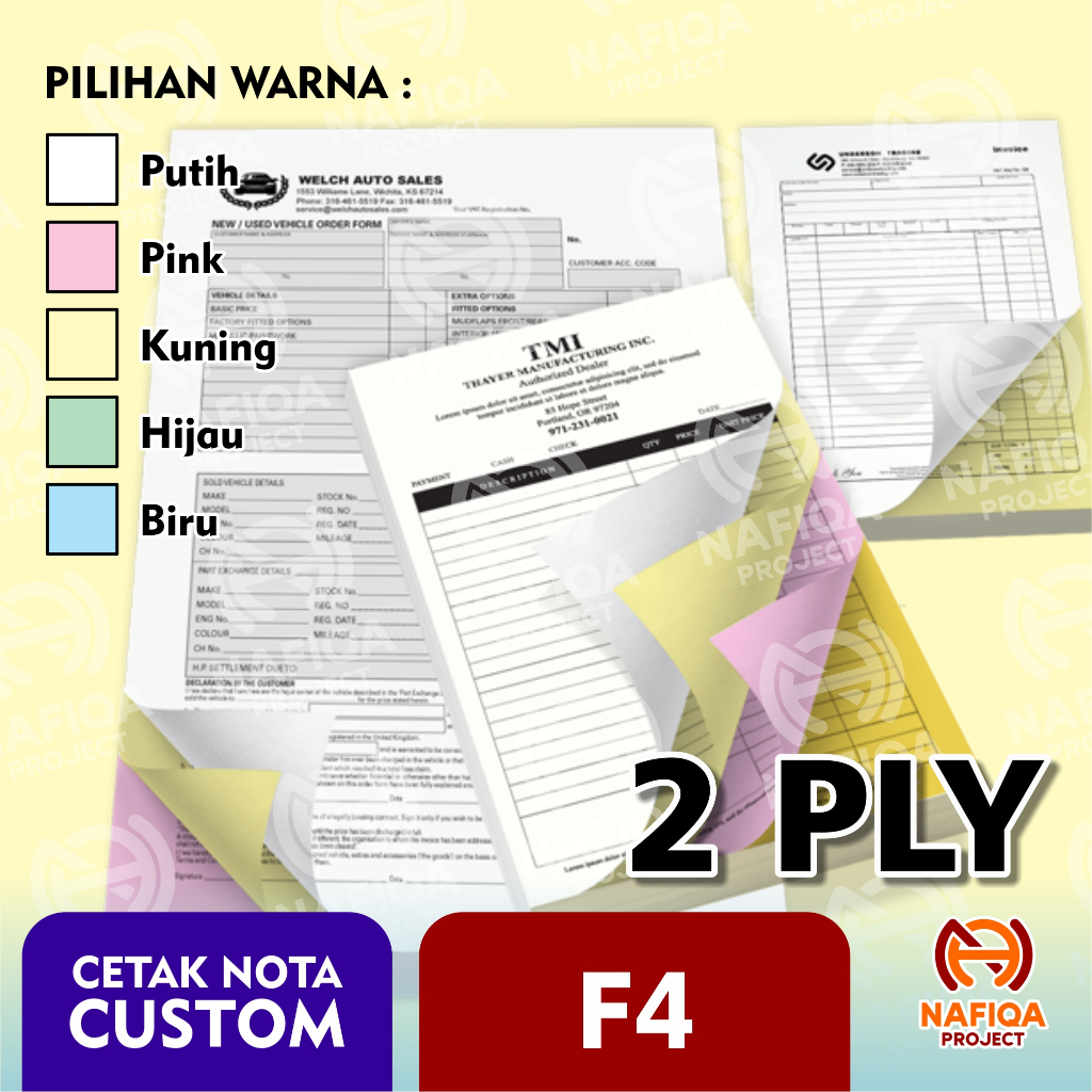 Print 2 Ply Custom NCR Notes | Shopee Malaysia