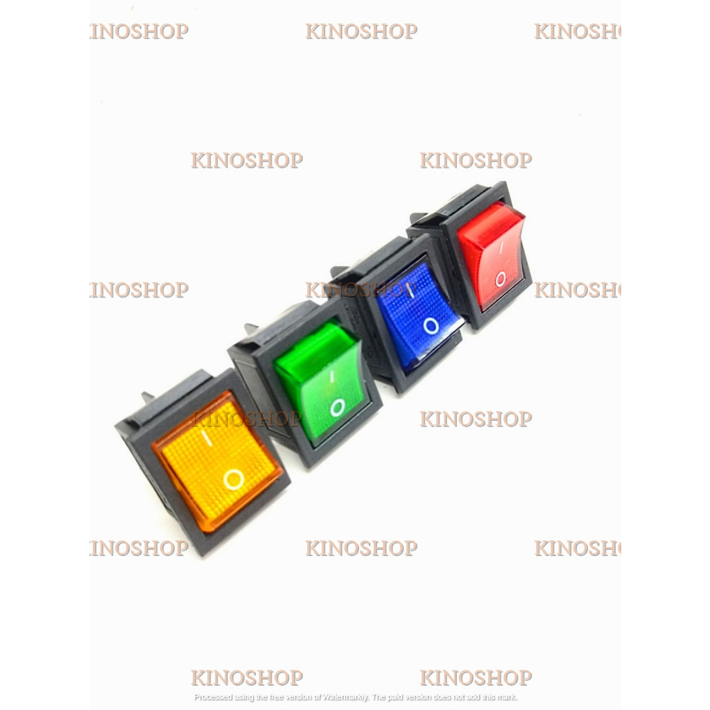 Rocker Switch 4 Pin On Off Switch | Shopee Malaysia