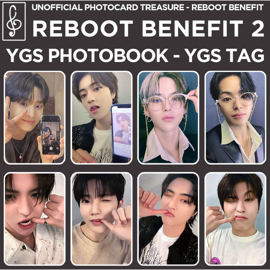 [TREASURE] REBOOT YGS PHOTOCARD UNOFFICIAL PC BARUDAK | Shopee Malaysia