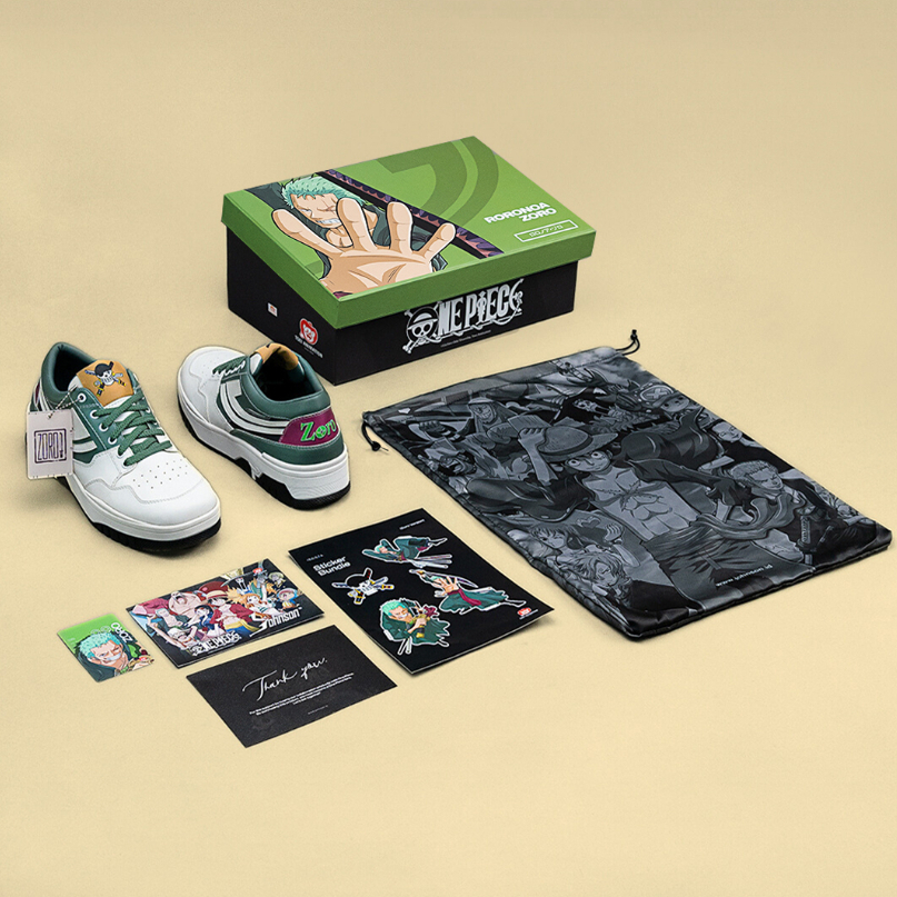Johnson X ONE PIECE SNEAKERS Shoes ZORO Shopee Malaysia