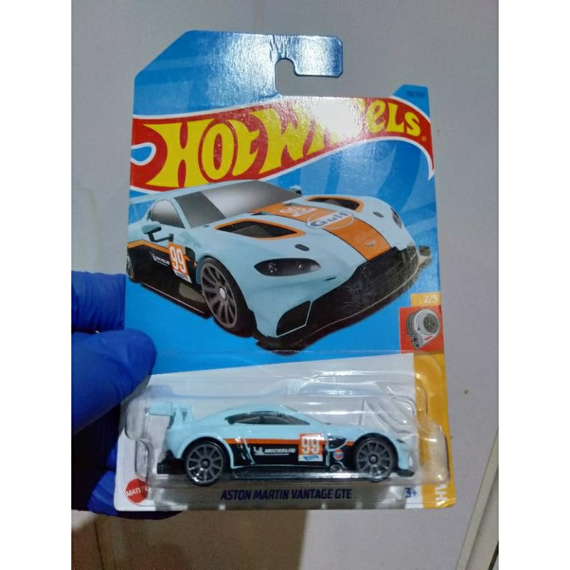 Hot Wheels Aston Martin Vantage GTE Die-Cast Car - 1:64 Scale, HW Exotics Series