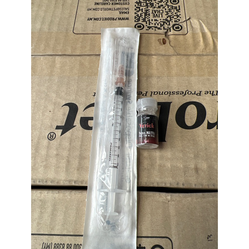 Vetick 1ml Medicine For Cat Lice Is Not detick Shopee Malaysia