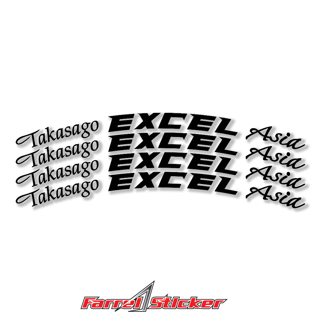 RIM STICKERS EXCEL COLORED – NLAB Studio