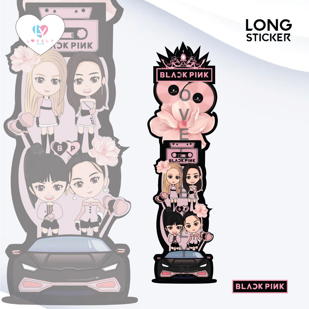 Long Sticker Kpop Blackpink BTS Diecut | Shopee Malaysia