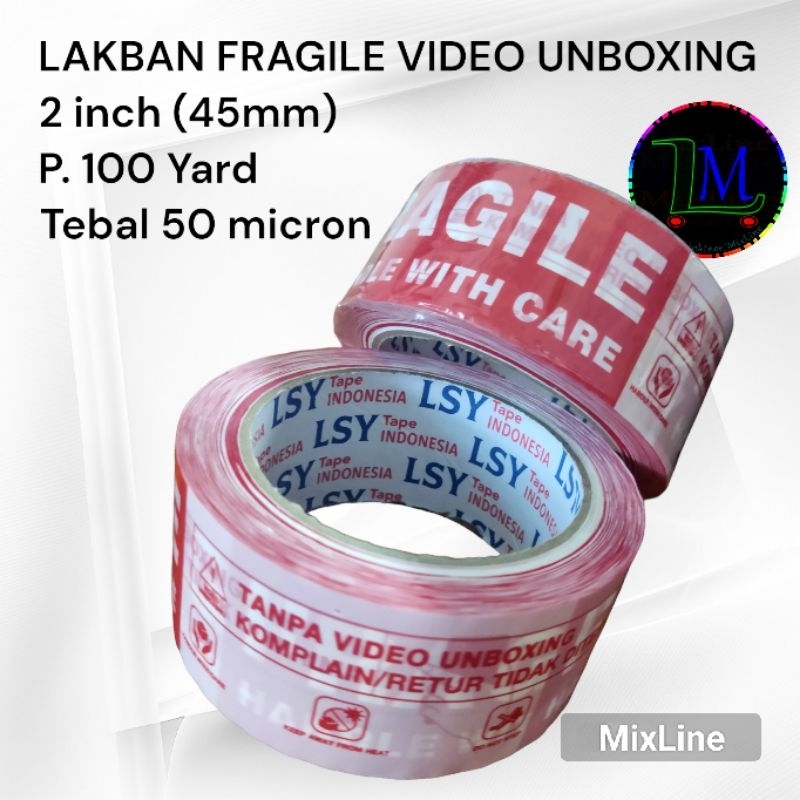 Unboxing Fragile Video Duct Tape || 2 inch (45mm) x 100yards | Shopee ...