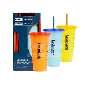 Locknlock color changing reusable cold drink cup 710ml | Shopee Malaysia
