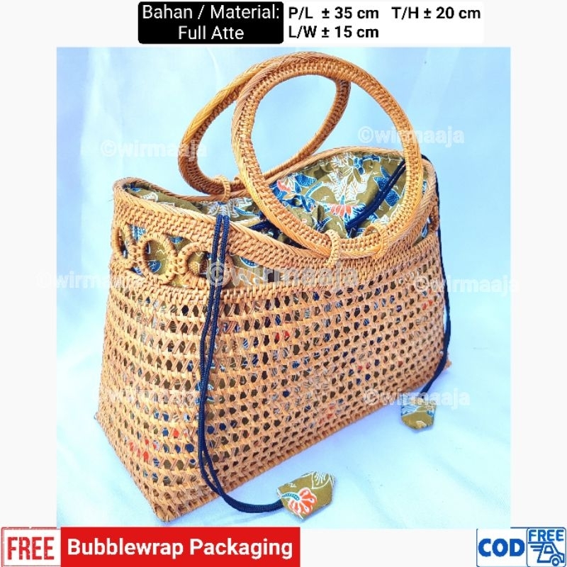 Shopee hot sale rattan bag