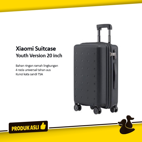 Xiaomi Mi Suitcase Youth Version 20 Inch Travel Luggage Original 4 wheel Luggage Bag Shopee Malaysia