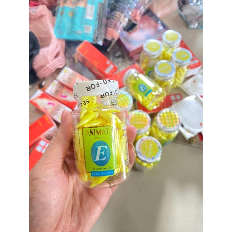 Animate Facial Essence Serum Vitamin E Contains 60 Capsules Shopee Malaysia