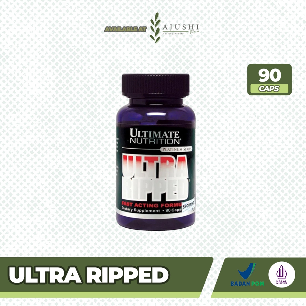 Ultimate Nutrition Ultra Ripped 90caps Fat Burner Shopee Malaysia