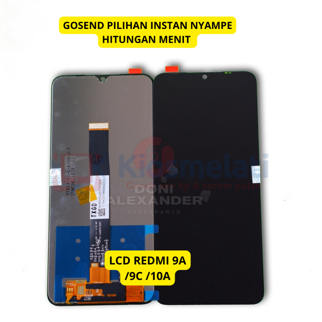 Lcd Touchscreen Xiaomi Redmi 9a Redmi 9c Redmi 10a Complete Original