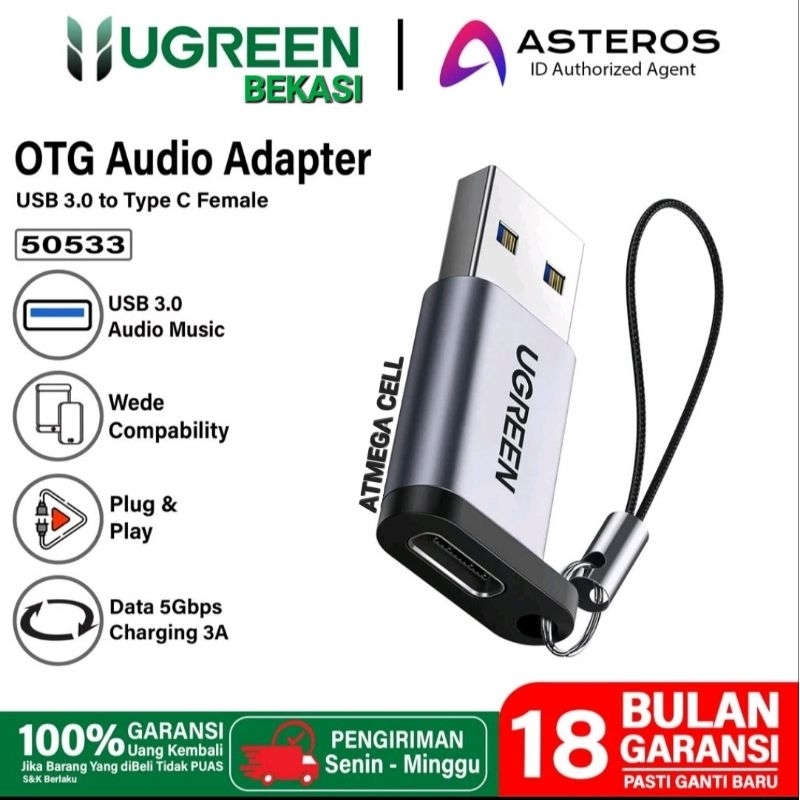 Ugreen Otg Converter Usb A Male To Type C Female 50533 Shopee Malaysia 7824