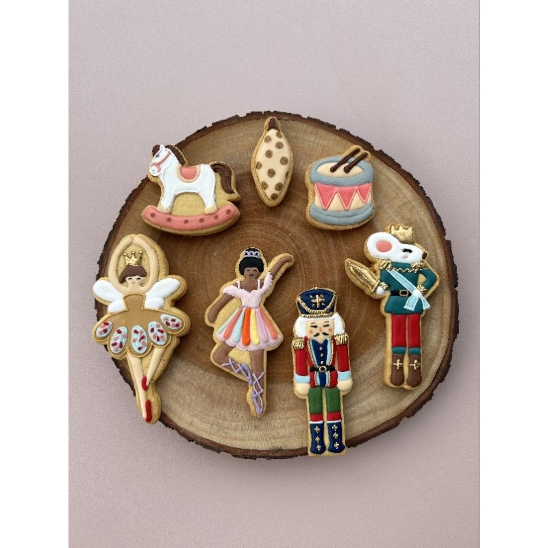 Christmas cookie cutter fondant stamp embosser nutcracker Ballerina Shopee Malaysia