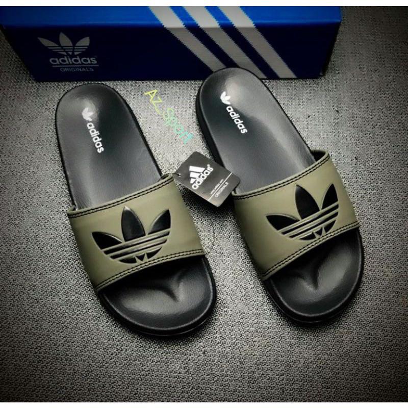 Adidas Original Mens Slippers Shopee Malaysia