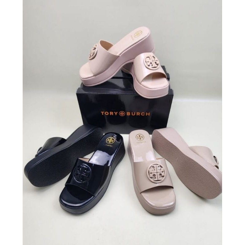 Tory burch lina hot sale slide size 9