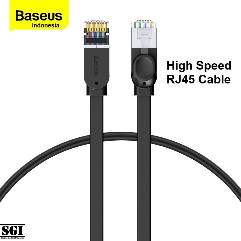Baseus High Speed Six Types of RJ45 Gigabit Network Cable Flat LAN ...