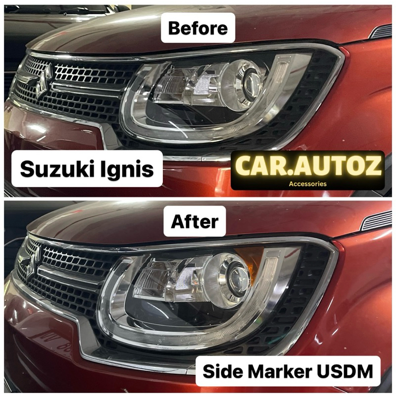 Suzuki Ignis Headlight Orange Side Marker Sticker | Shopee Malaysia