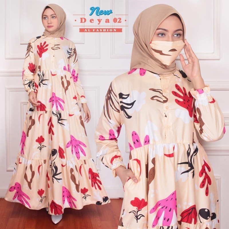 Katun Aba Clothing Agent Official - Deya Dress Cotton Material - Deya 