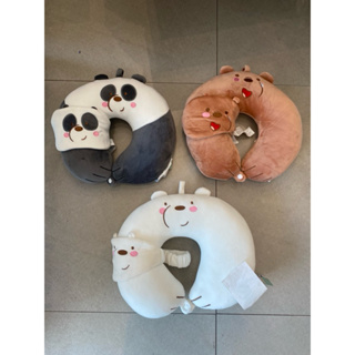 Cute Travel Pillow with Sleep Mask PANDA