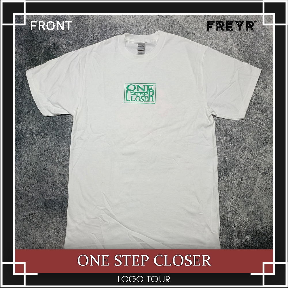 One step closer band t shirt original tour logo shopee malaysia