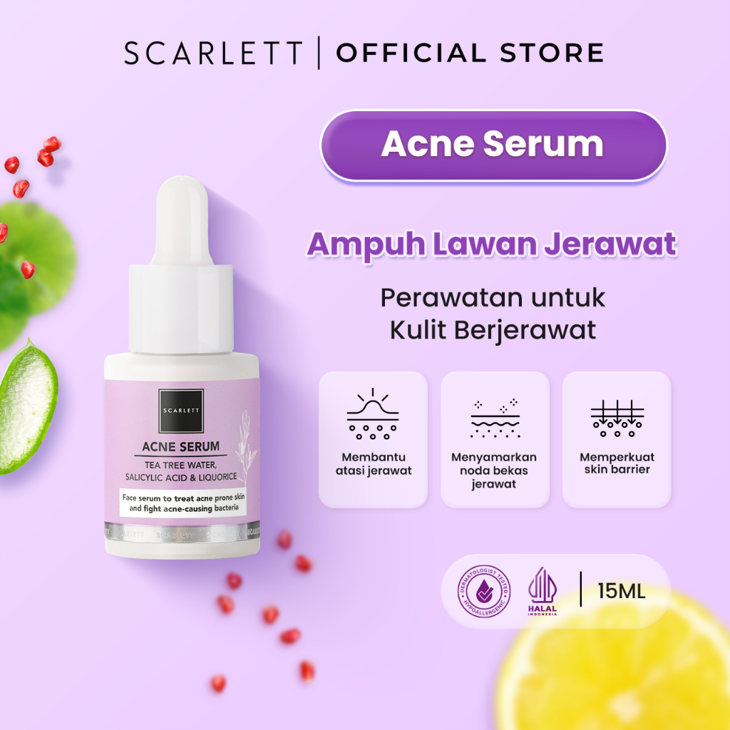 Scarlett Whitening Acne Serum Facial Serum For Acne Removal