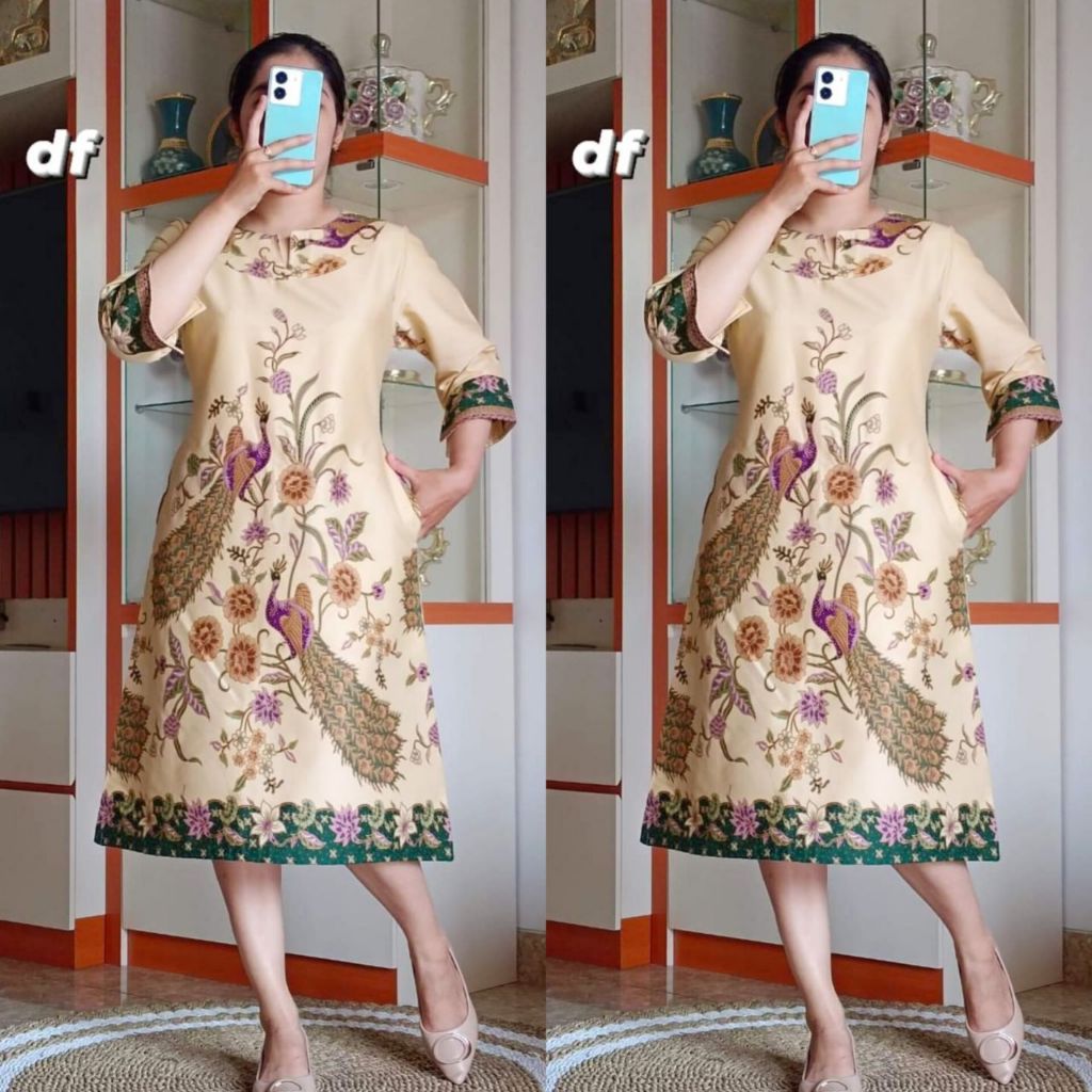 Elegant BATIK DRESS TRENDY Women s DRESS PREMIUM FASHION MODERN Tunic Top Shopee Malaysia