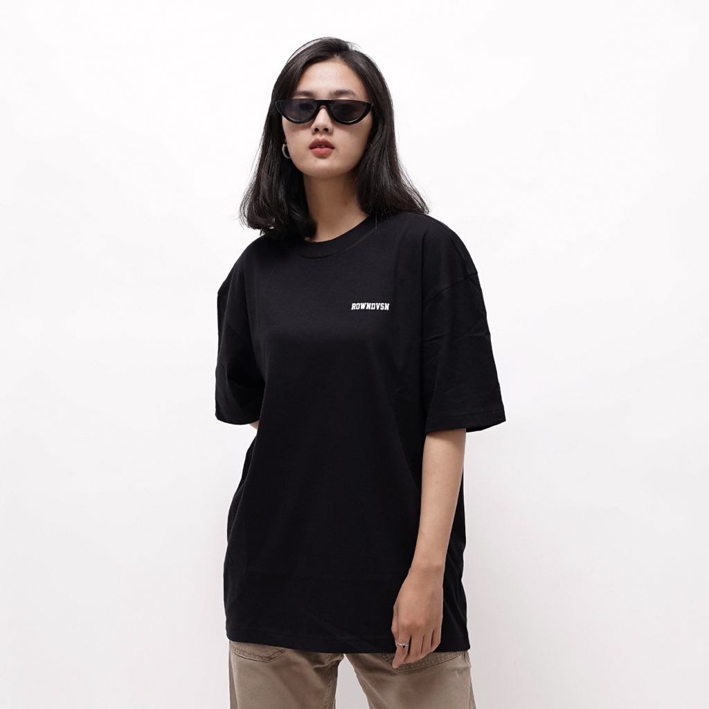 Rown Division Official Oversized T-shirt Black - Ellipsesvsn Kaos ...