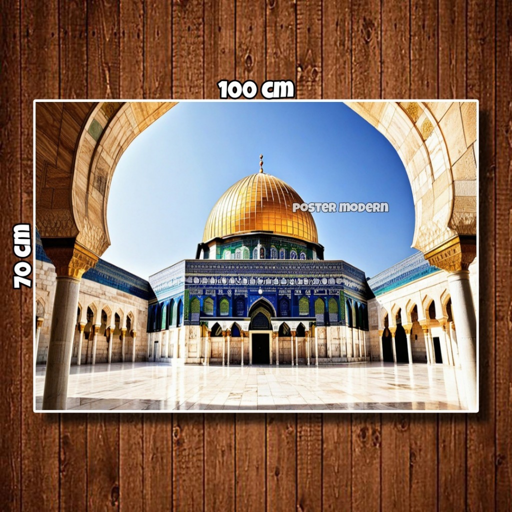 Al aqsa Mosque poster Print Painting JUMBO Size Code 71/al aqsa Mosque ...