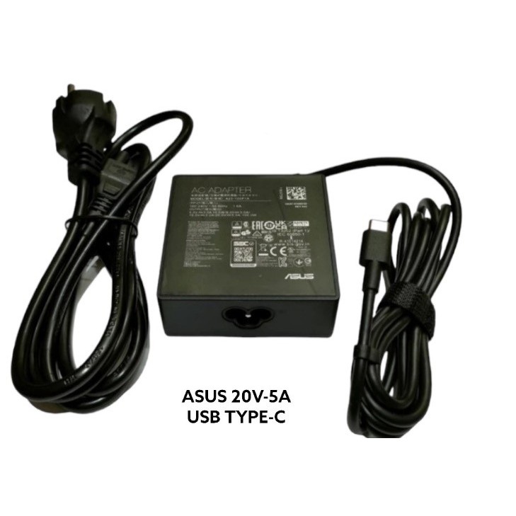 Adapter Asus ROG Flow X13 GV301 Z13 A20-100P1A 20V 5A 100W USB Type-C ...