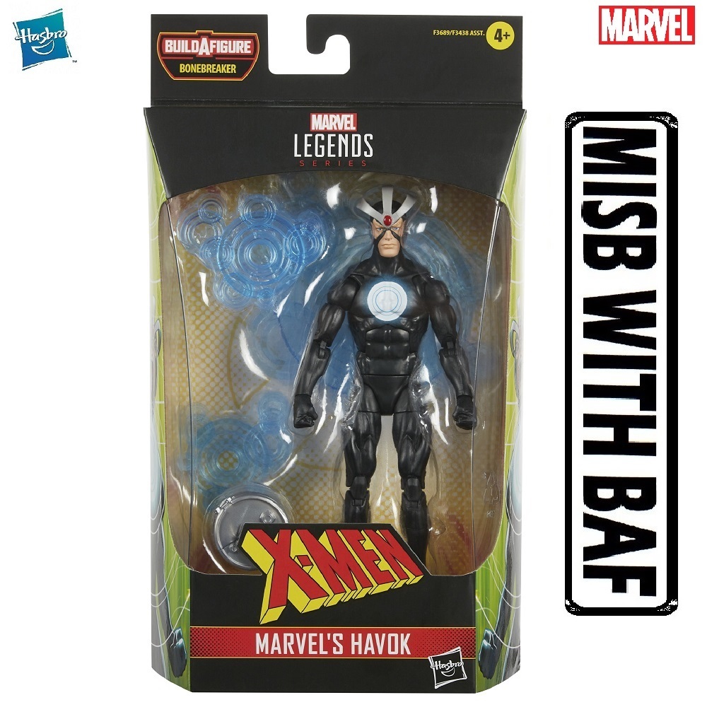 Marvel Legends Series Comics X-MEN Wave Marvel's Havok BAF Bonebreaker ...