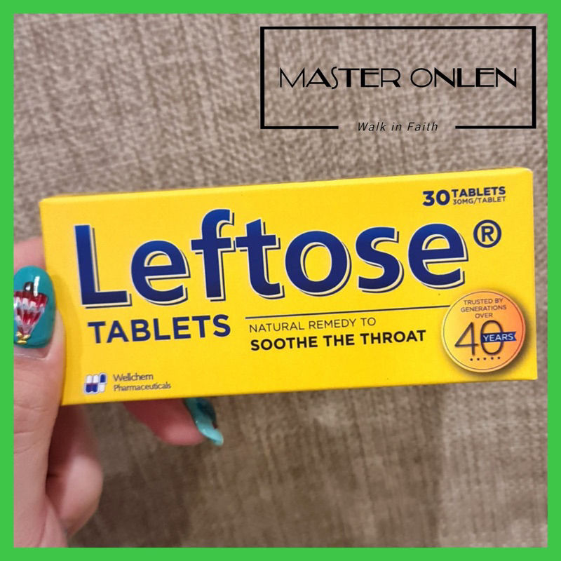 Leftose Natural Remedy to Soothe the Throat 30 Tablets | Shopee Malaysia