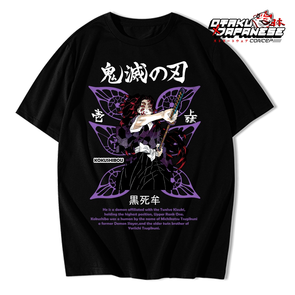 Kimetsu No Yaiba Anime T-Shirt - Kokushibo | Shopee Malaysia