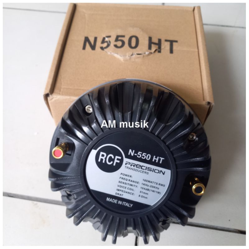 RCF TWEETER DRIVER DRAT N550HT TWEETER N 550 HT DRAT VC 2 INCH | Shopee ...