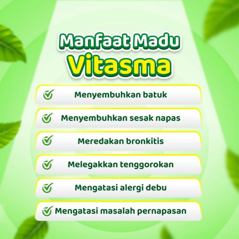 Vitasma 280 GR - Original Vitasma Herbal Honey Overcome Asthma ...
