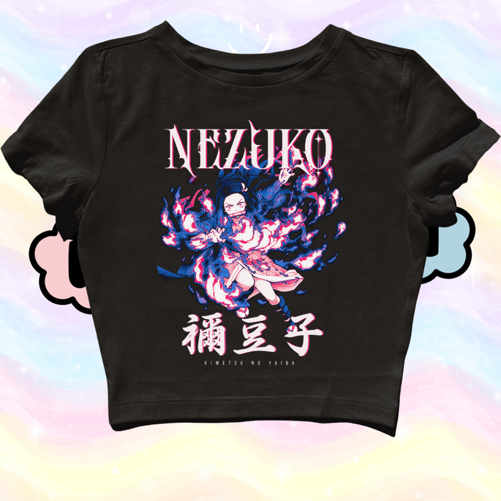 Starperson | Crop TOP ANIME DEMON SLAYER NEZUKO | Grunge | Y2k | Metal ...