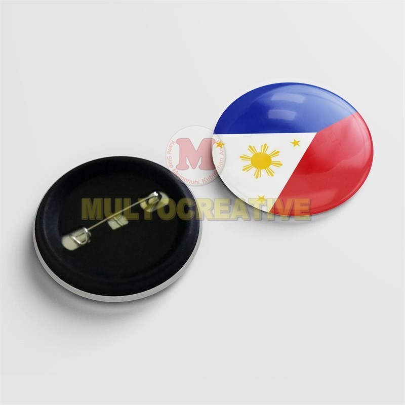 Philippines Brooch Pin Philippines Flag Button Brooch Shopee Malaysia