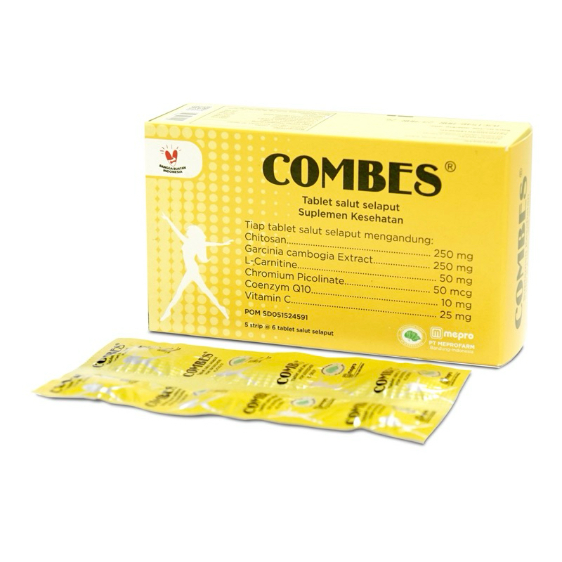 Combes box 30 Tablets (Supplements Reduce Weight & Body Fat) | Shopee ...