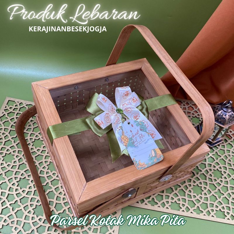 EID SERIES | MICA BOX PARCEL WITH RIBBON FREE GREETING CARD | Bamboo ...