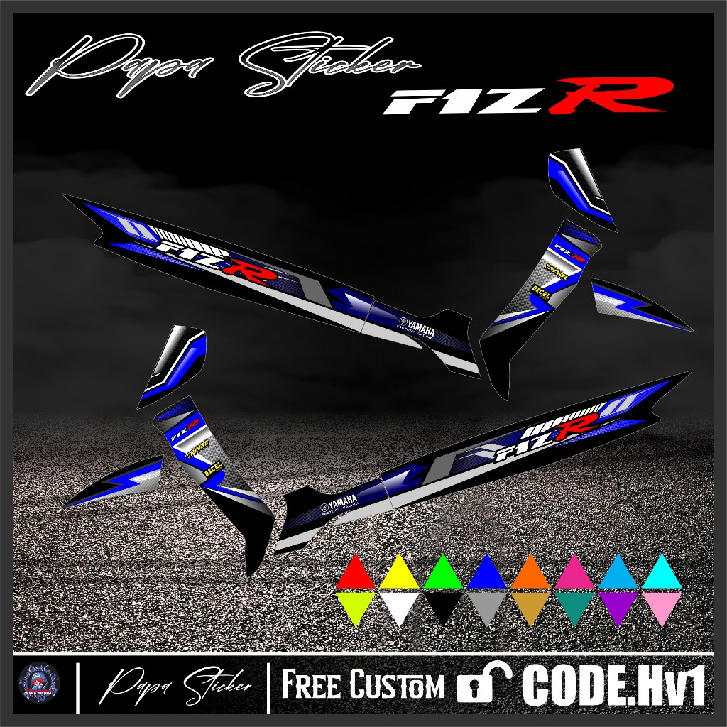 Fiz R Hv1 Variation Striping Sticker - Sticker Striping Variation List ...