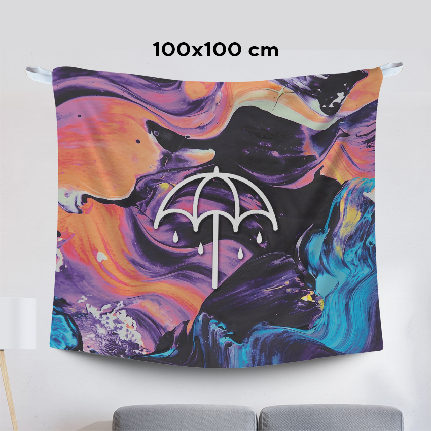 Tapestry FLAG FABRIC POSTER BMTH BRING ME the HORIZON the spirit Shopee Malaysia