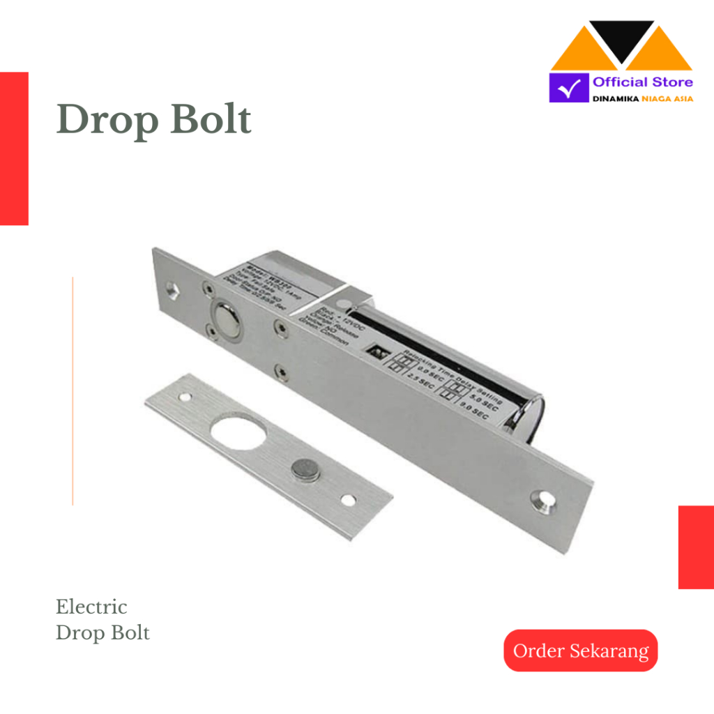 Drop Bolt Access Control Door Lock Automatic Door Lock Shopee Malaysia