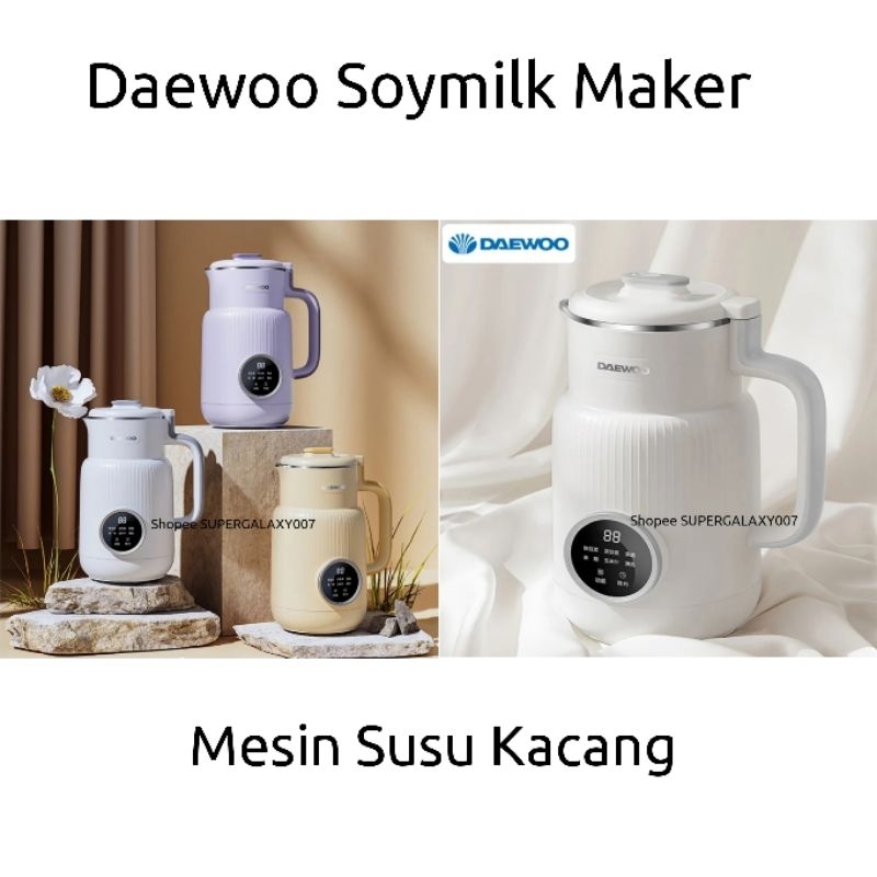 MESIN Daewoo Soymilk Maker Blender Peanut Milk Machine Multifunction
