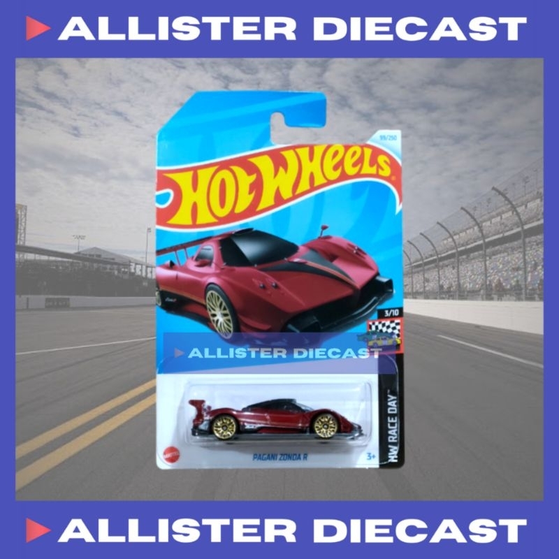 Merah Hot Wheels Pagani Zonda R Red Allister Diecast Hotwheels Pagani Zonda R Red Hot Wheels 2949