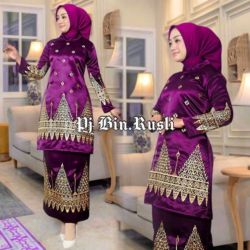 ORIGINAL EMBROIDERED ANJANI SET PELANGI JAYA | Shopee Malaysia