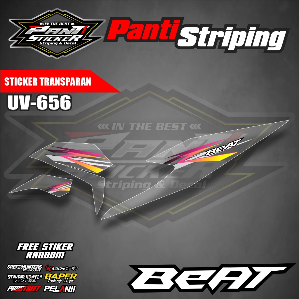 Sticker STRIPING Transparent Variation SEMIFULL BEAT DELUXE NEW 2020 ...