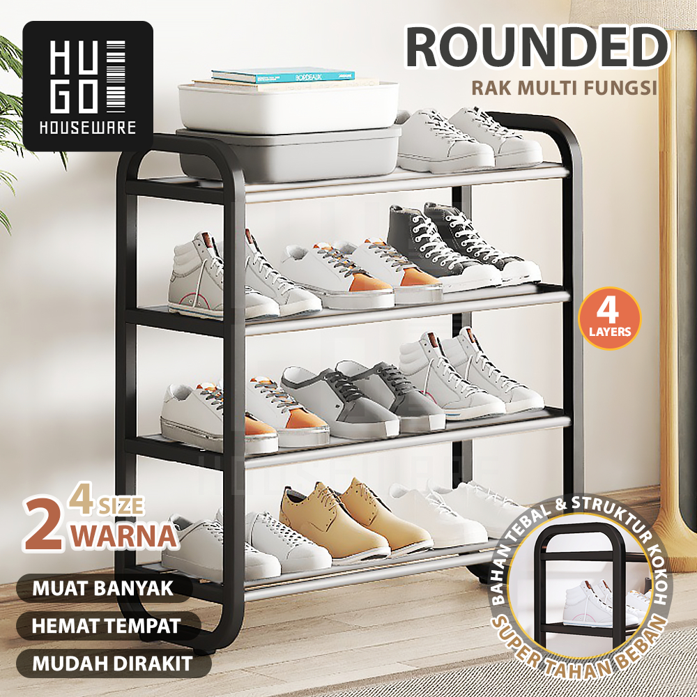 Hugo Portable Shoe Rack Shoe Rack 4-tier 5-tier Minimalist Shoe Holder ...