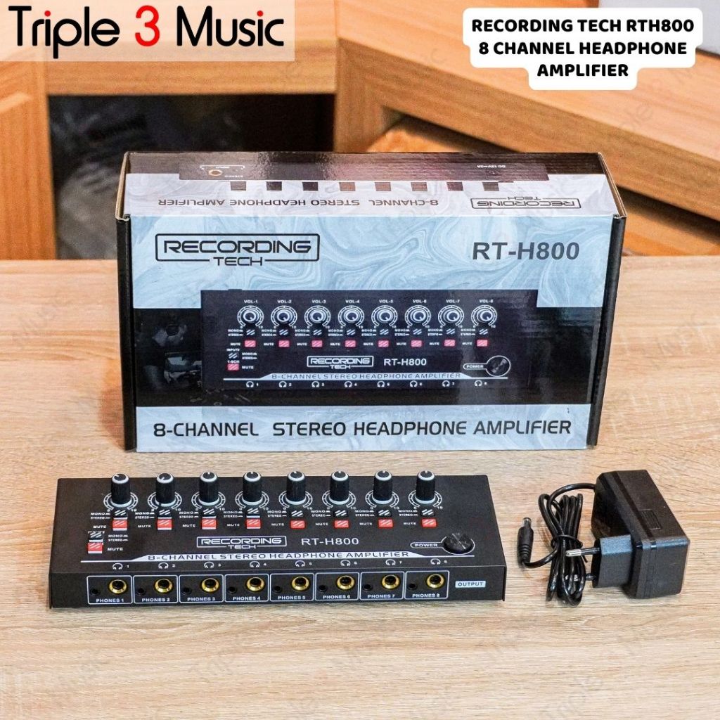 Recording TECH RT H800 RTH800 similar to wave ph800 Amply Headphones 8 ...