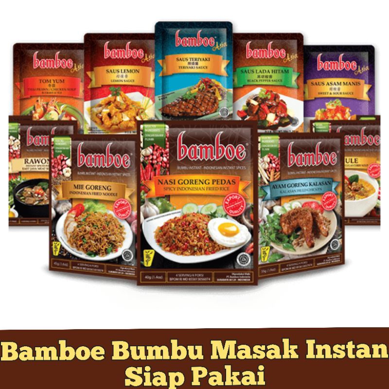 HITAM Bamboe Instant Cooking Seasoning Ready To Use/Chicken Soy Sauce ...